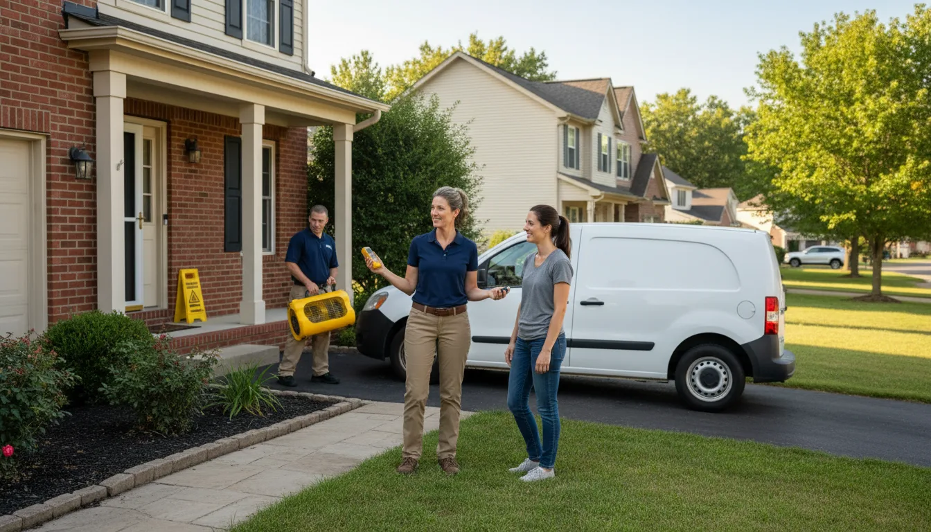 Residential water damage restoration in Chromo, CO
